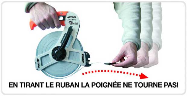 Ruban de mesure acier