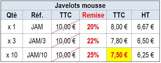Javelot Mousse